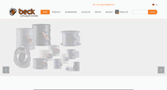 Desktop Screenshot of beck-gmbh.net